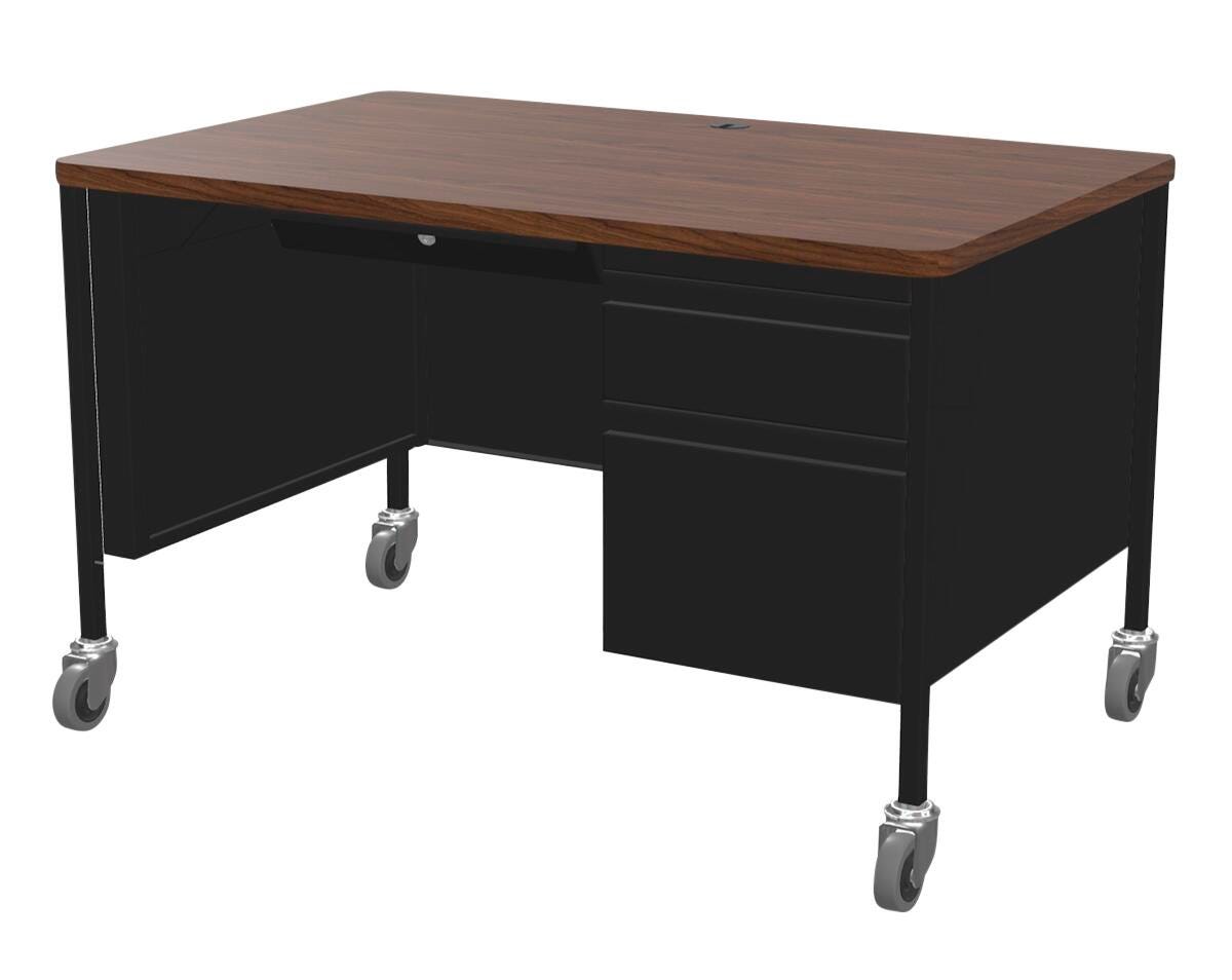 Classroom Select Single Pedestal Teacher's Desk, 48 x 30 x 29-1/2 Inches 4000395